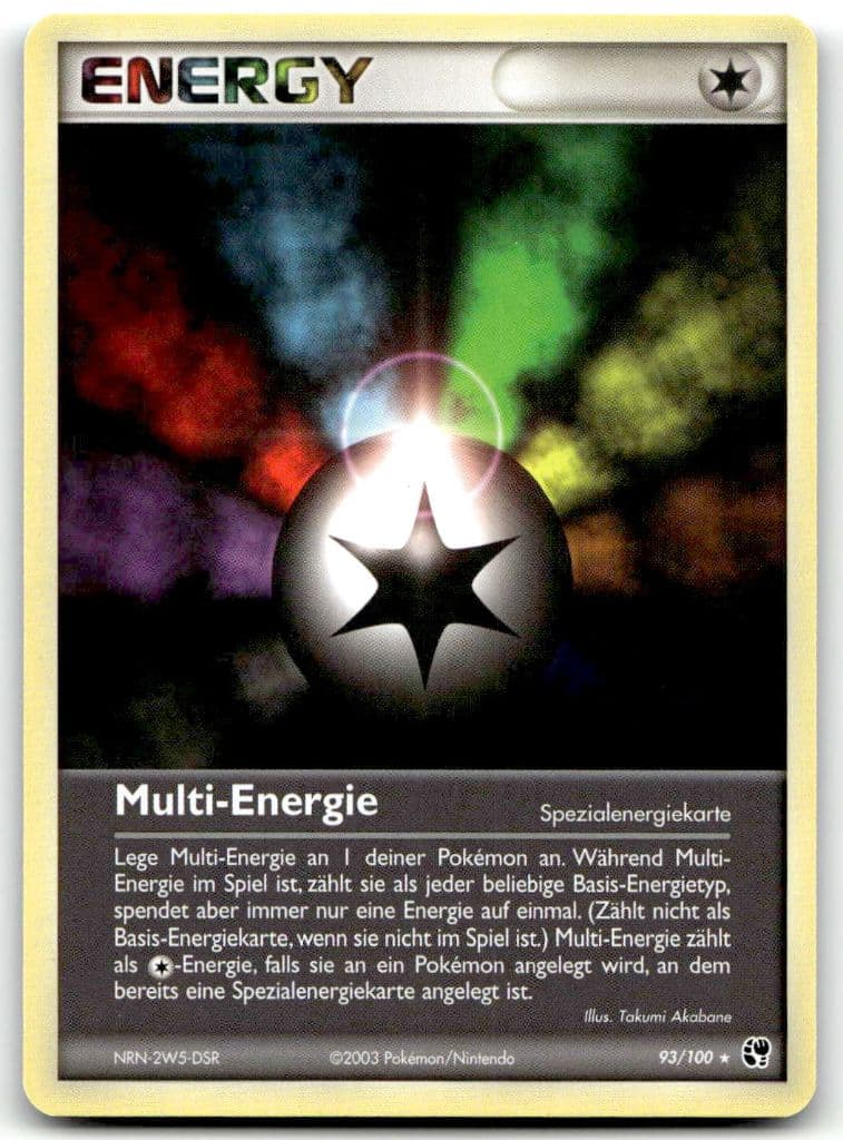 Multi-Energie 93/100 EX Sandsturm trading card