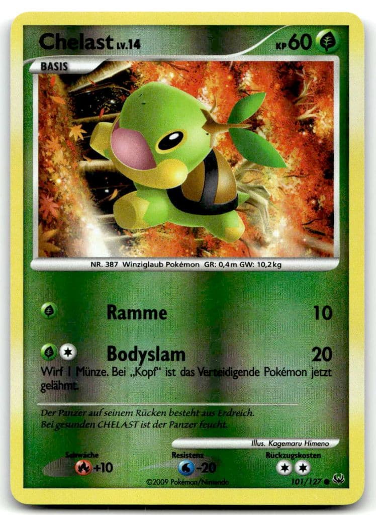 Chelast 101/127 Platin trading card
