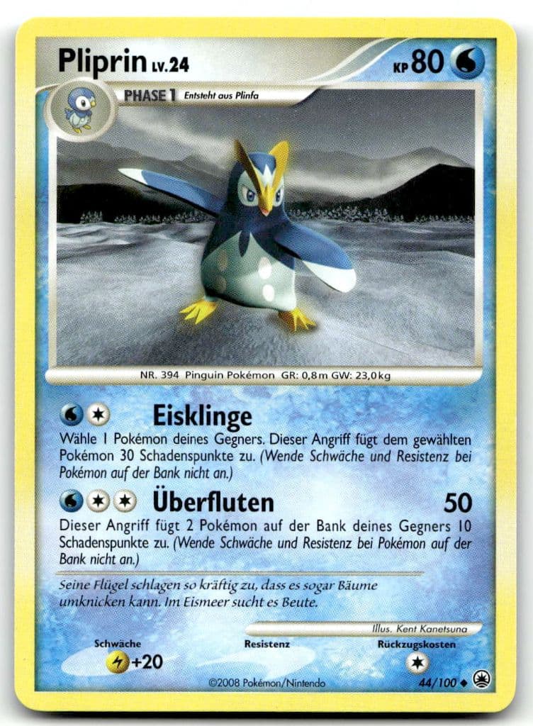 Pliprin 44/100 Majestätischer Morgen trading card