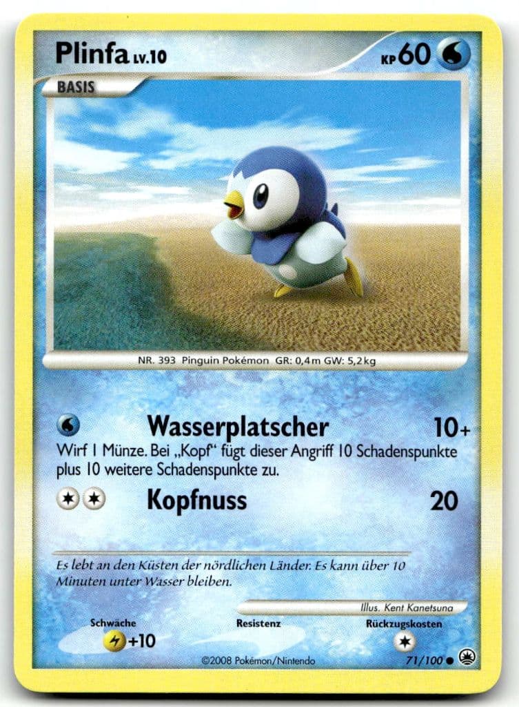 Plinfa 71/100 Sturmtief (Stormfront) trading card
