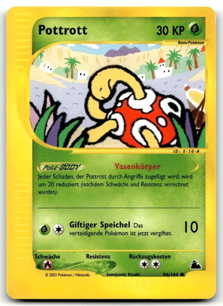 Pottrott 96/144 Aquapolis trading card