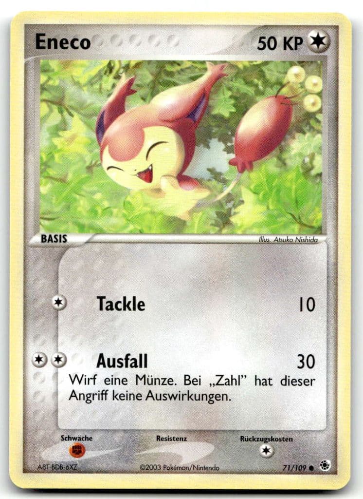 Eneco 71/109 EX Rubin & Saphir trading card