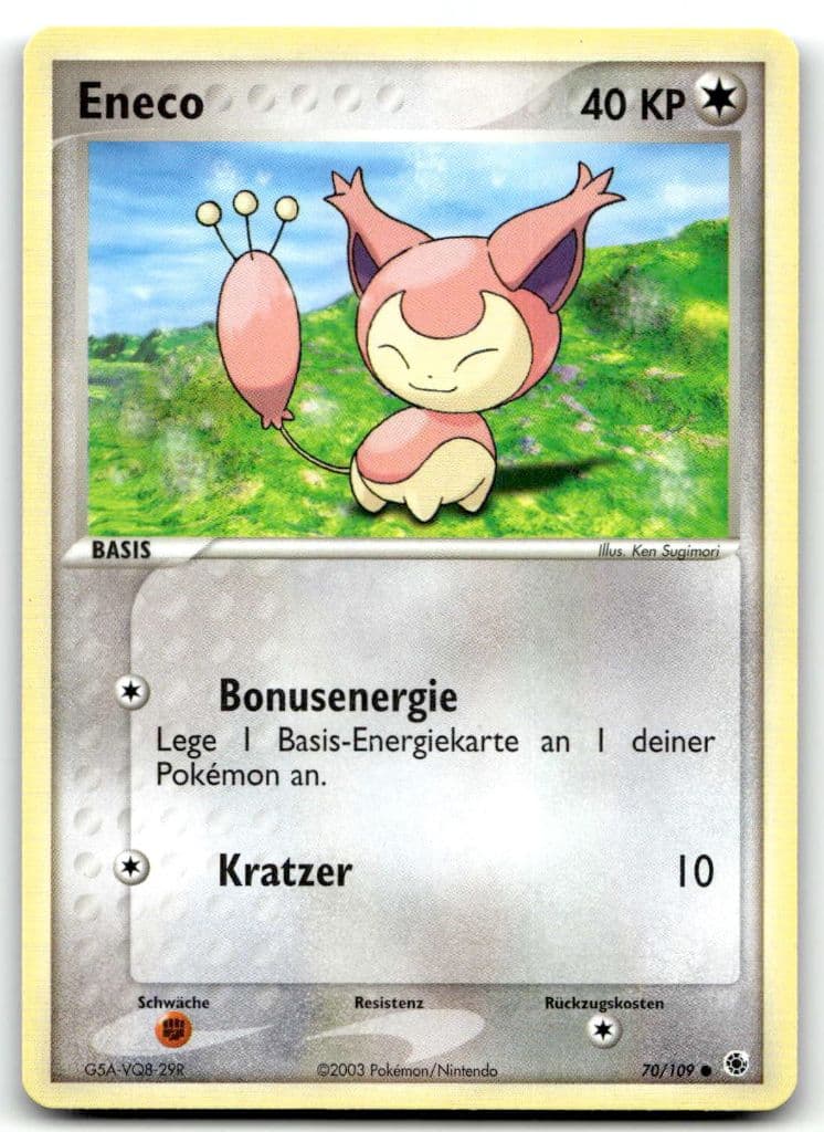 Eneco 70/109 EX Rubin & Saphir trading card
