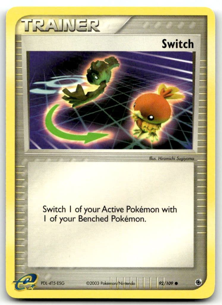 Switch 92/109 EX Ruby & Sapphire trading card