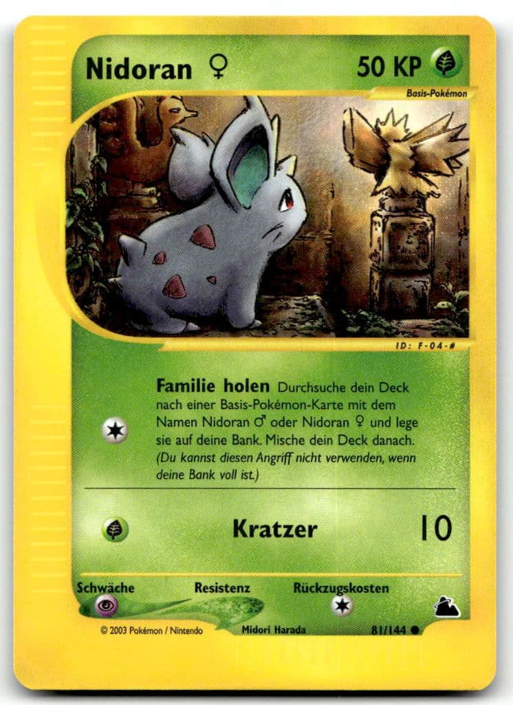 Nidoran♀ 81/144 Skyridge trading card
