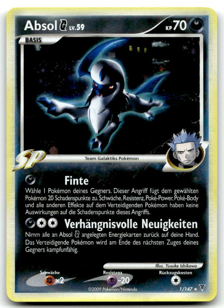 Absol G 1/147 Aufstieg der Rivalen trading card