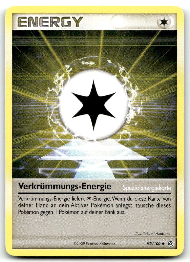 Verkrümmungs-Energie 95/100 Aufstieg der Rivalen trading card