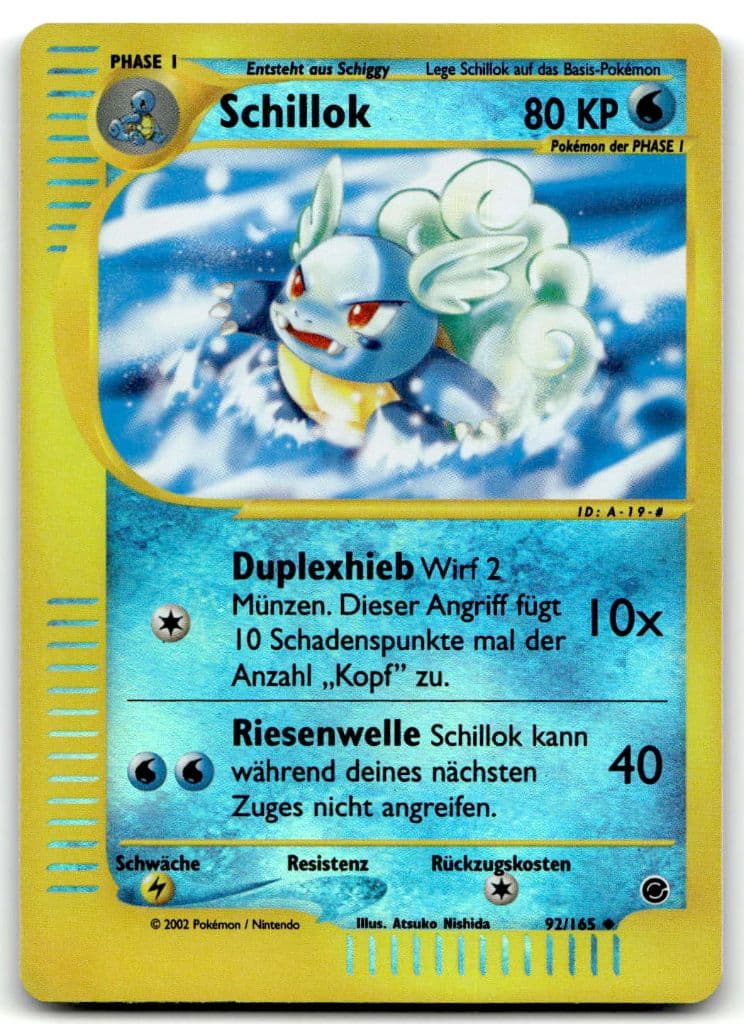 Schillok 92/165 Expedition trading card