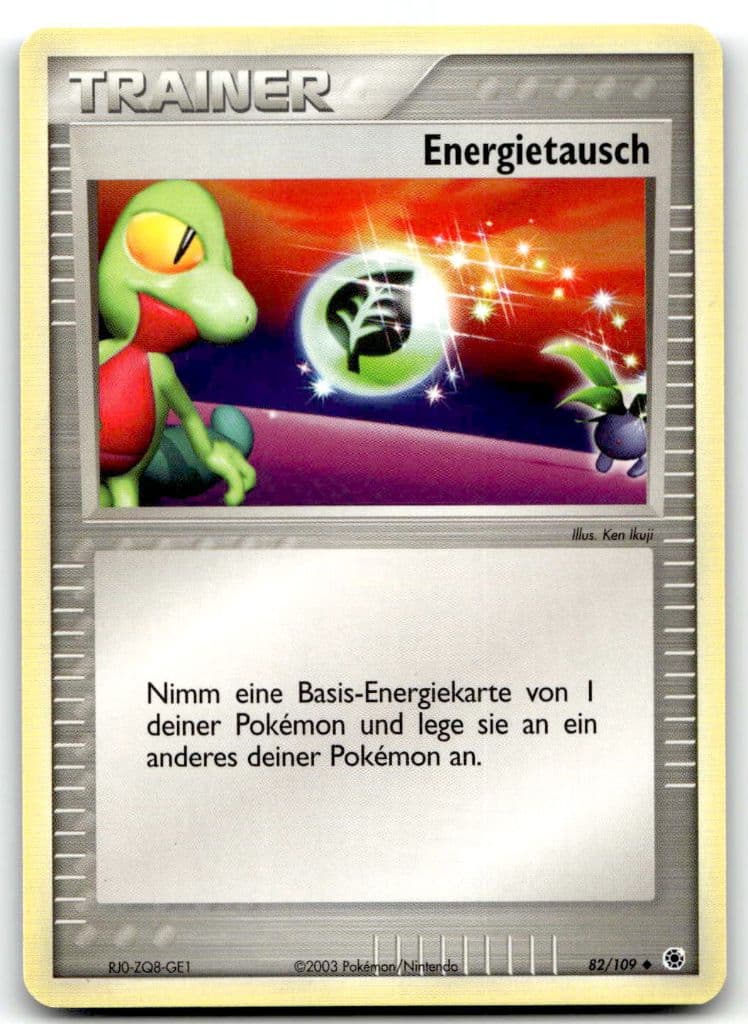 Energietausch 82/109 EX Rubin & Saphir trading card