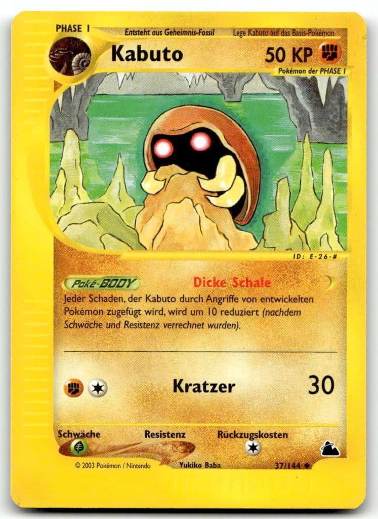 Kabuto 37/144 Skyridge trading card