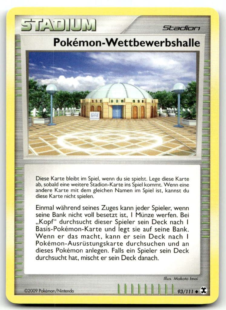 Pokémon-Wettbewerbshalle 93/111 Aufstieg der Rivalen (Rising Rivals) trading card