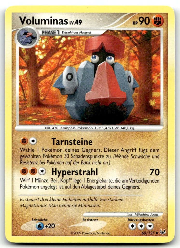 Voluminas 60/127 Platin trading card