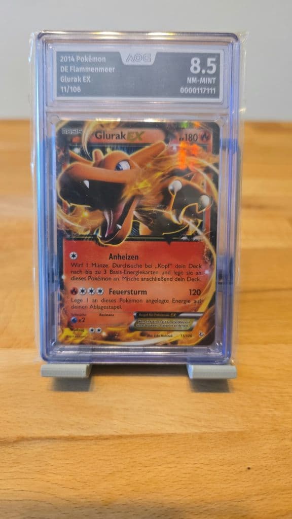 Glurak EX 11/106 Flammenmeer trading card