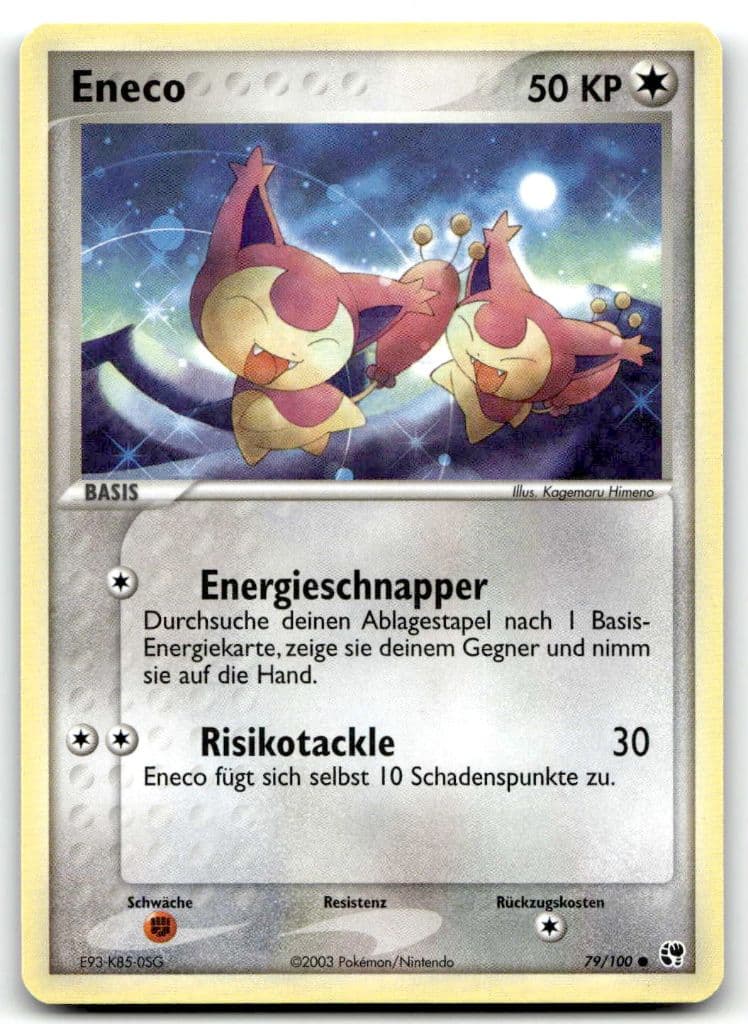 Eneco 79/100 EX Sandsturm trading card