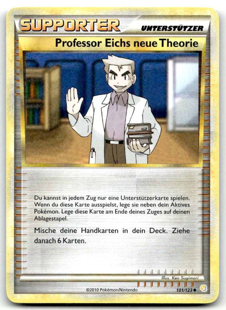 Professor Eichs neue Theorie 101/123 HS Triumph trading card