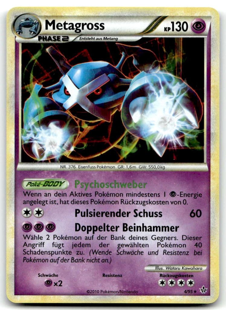 Metagross 4/95 Arceus trading card