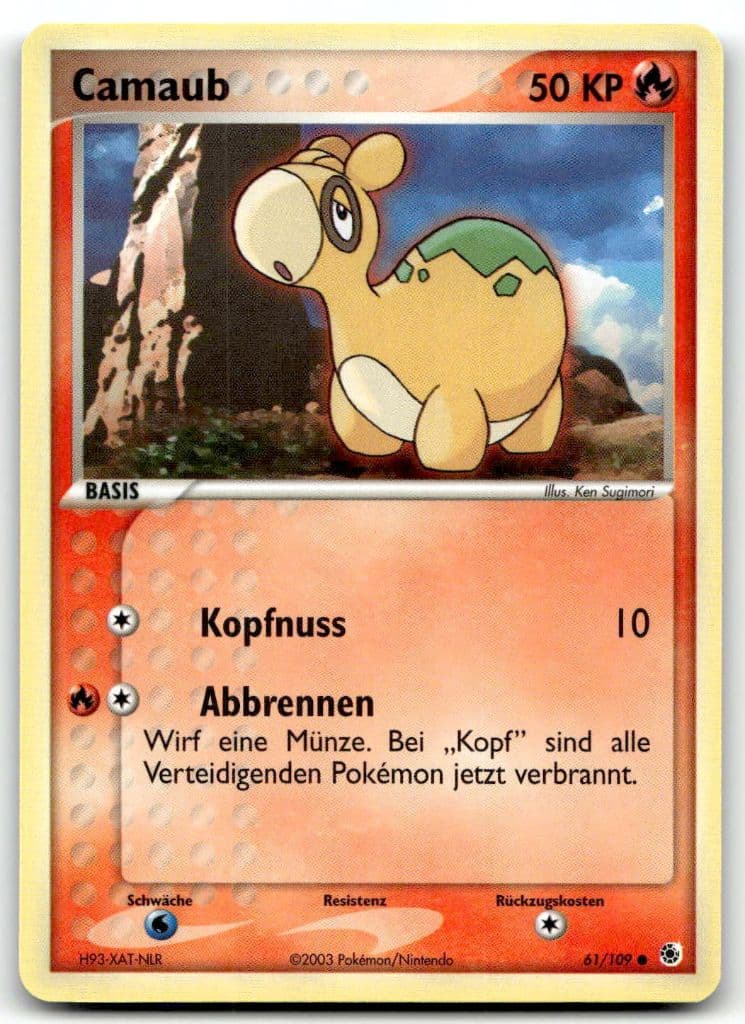 Camaub 61/109 Sandsturm trading card