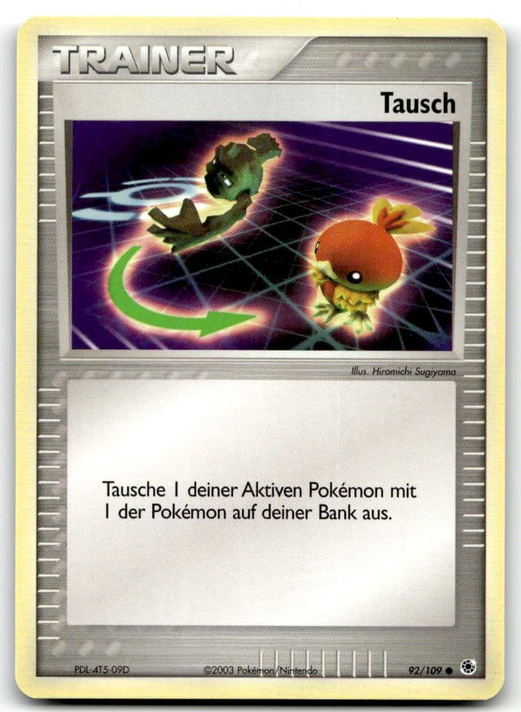 Tausch 92/109 EX Rubin & Saphir trading card