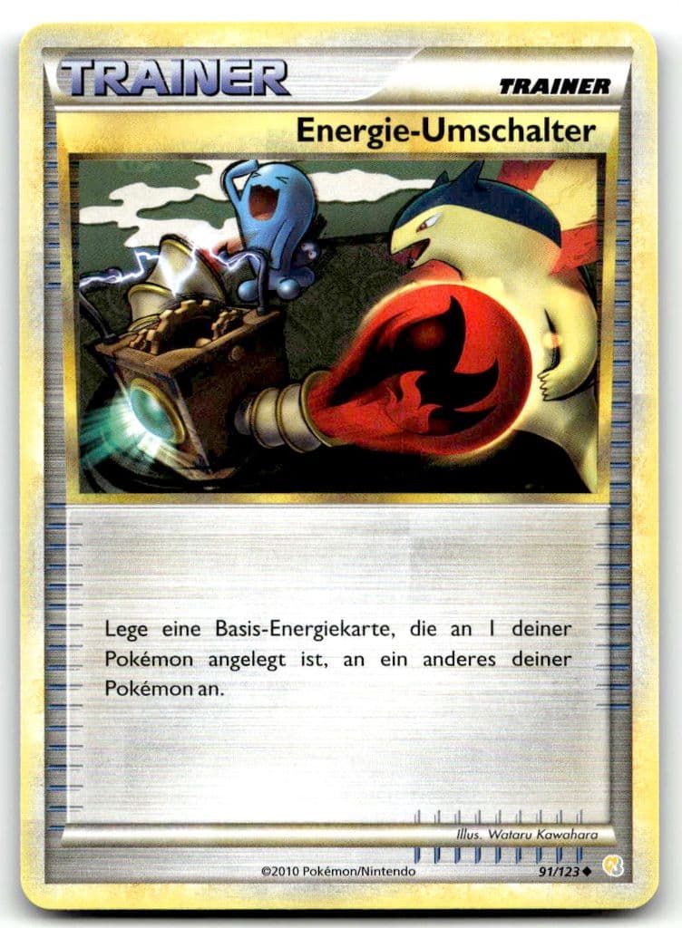 Energie-Umschalter 91/123 HeartGold & SoulSilver trading card