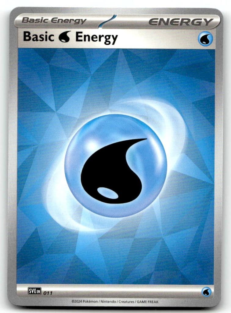 Basic Water Energy 011 Scarlet & Violet Energies trading card
