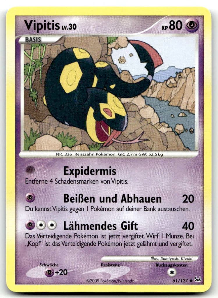 Vipitis 61/127 Platin trading card