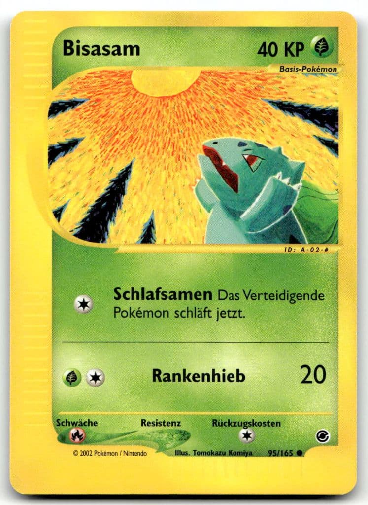 Bisasam 95/165 Expedition trading card
