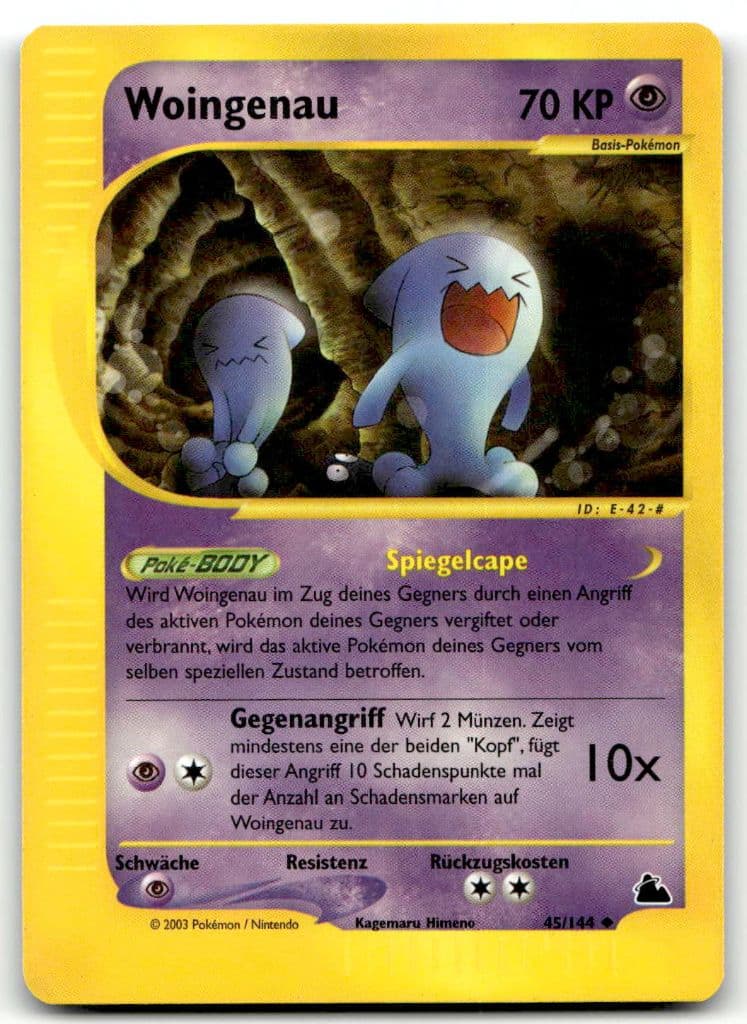 Woingenau 45/144 Sandsturm trading card