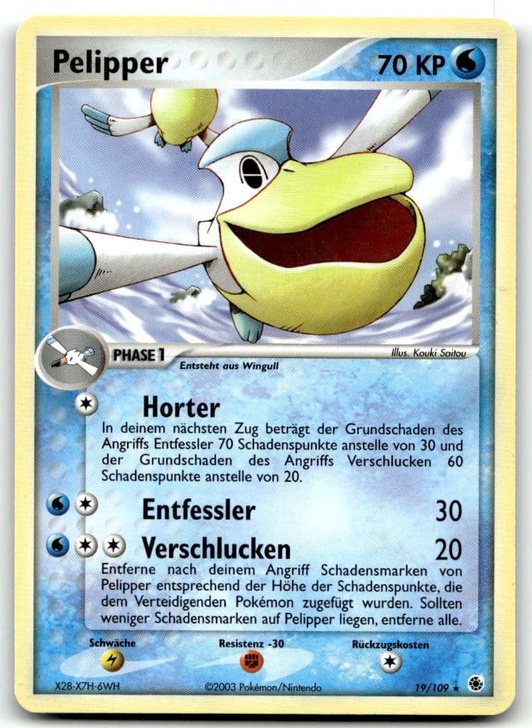 Pelipper 19/109 Aufstieg der Rivalen trading card