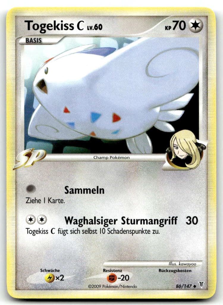 Togekiss C 86/147 Aufstieg der Rivalen trading card