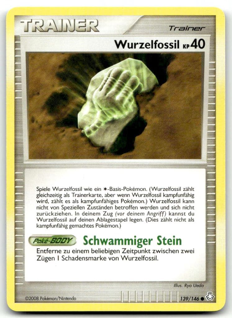 Wurzelfossil 139/146 Legenden erwachen trading card