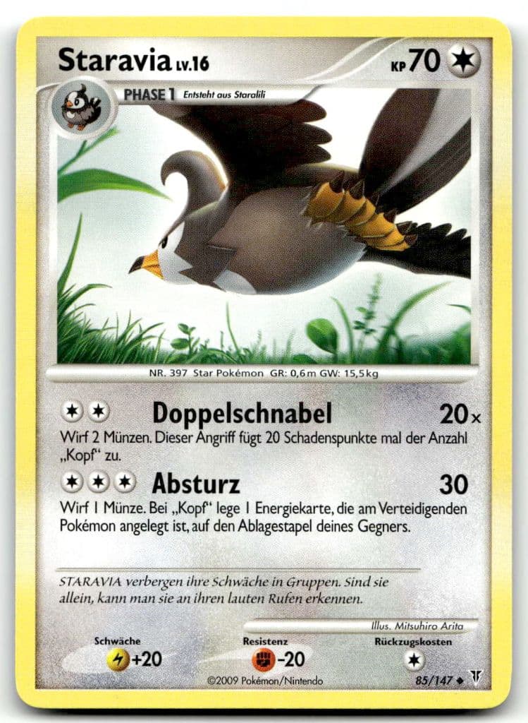 Staravia 85/147 Aufstieg der Rivalen trading card