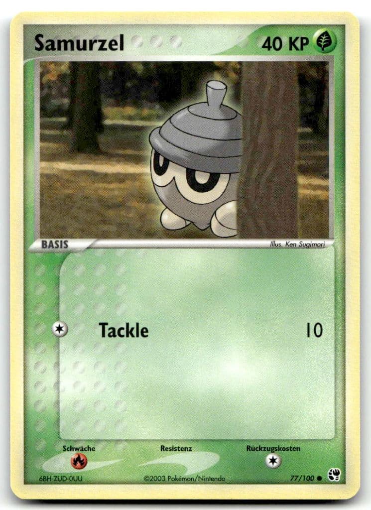 Samurzel 77/100 EX Sandsturm trading card