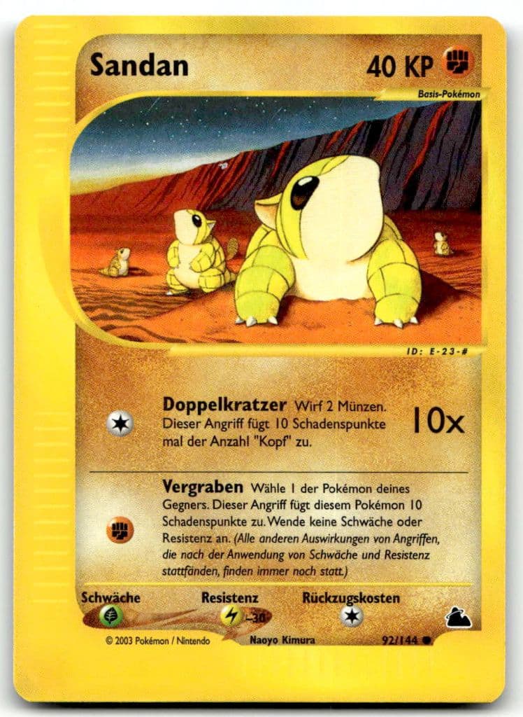 Sandan 92/144 Skyridge trading card