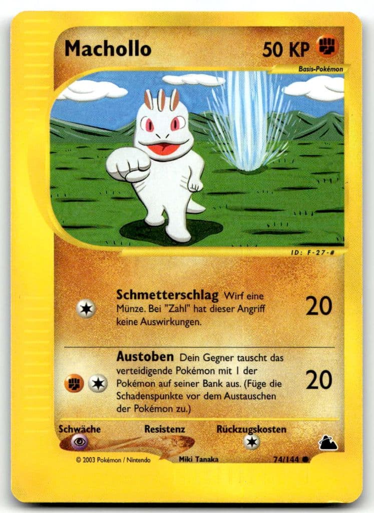 Machollo 74/144 Skyridge trading card