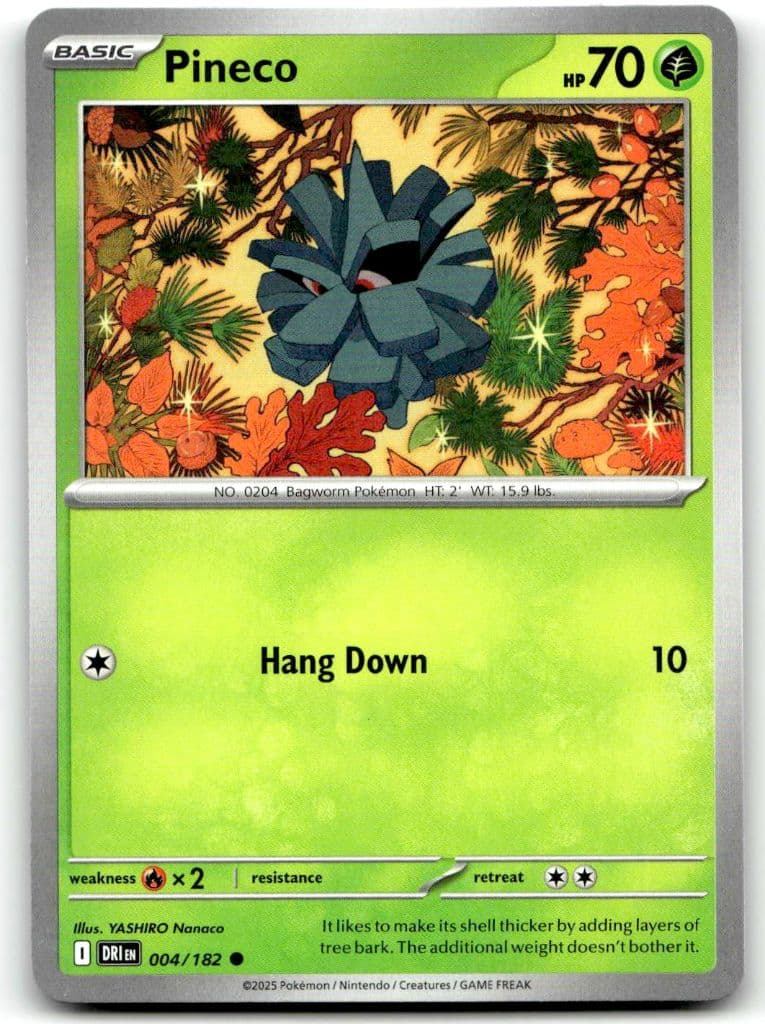 Pineco 004/182 Destined Rivals trading card