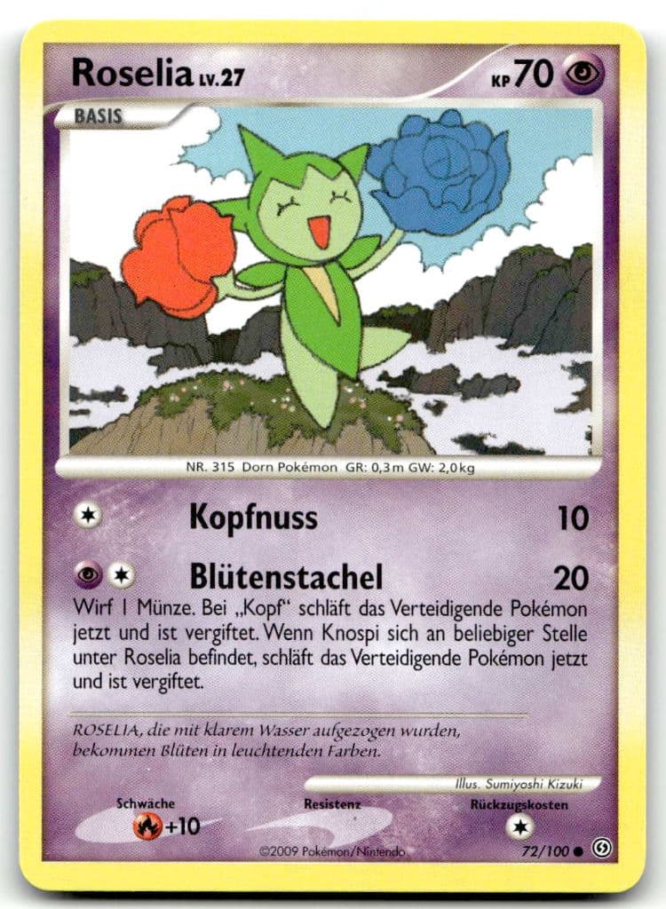 Roselia 72/100 Aufstieg der Rivalen trading card
