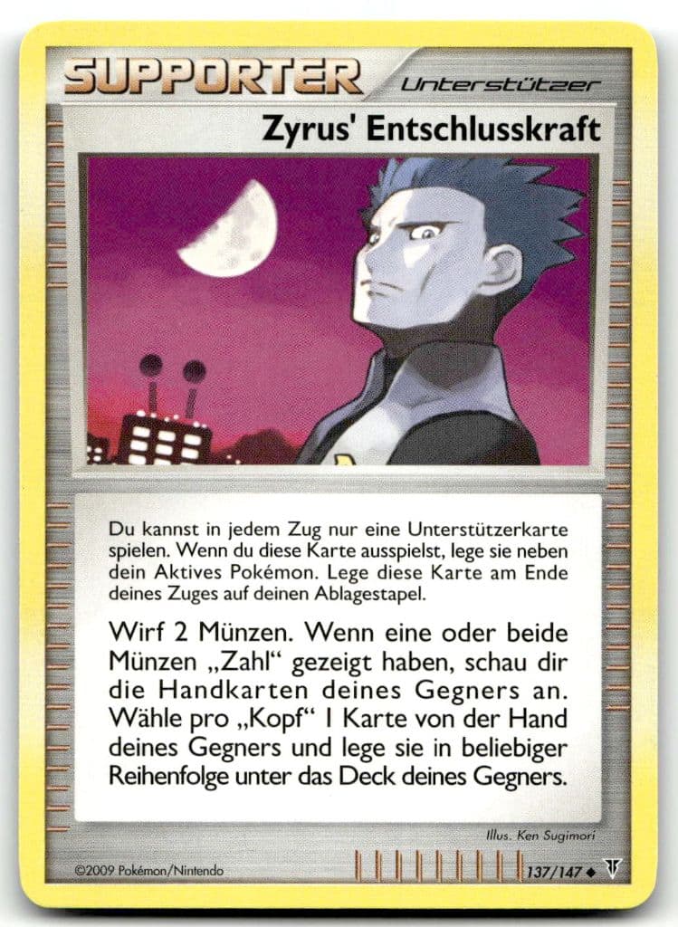 Zyrus' Entschlusskraft 137/147 Aufstieg der Rivalen trading card