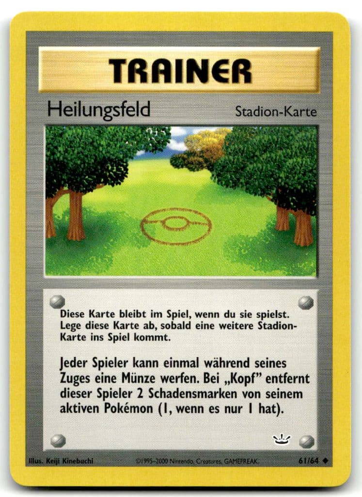 Heilungsfeld 61/64 Neo Revelation trading card
