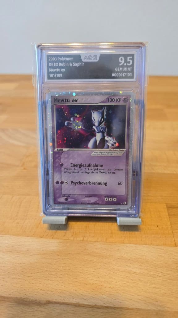 Mewtu ex 101/109 EX Rubin & Saphir trading card