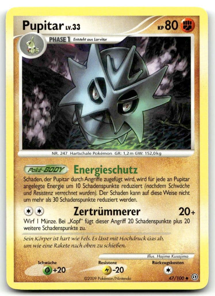 Pupitar 47/100 Aufstieg der Rivalen trading card