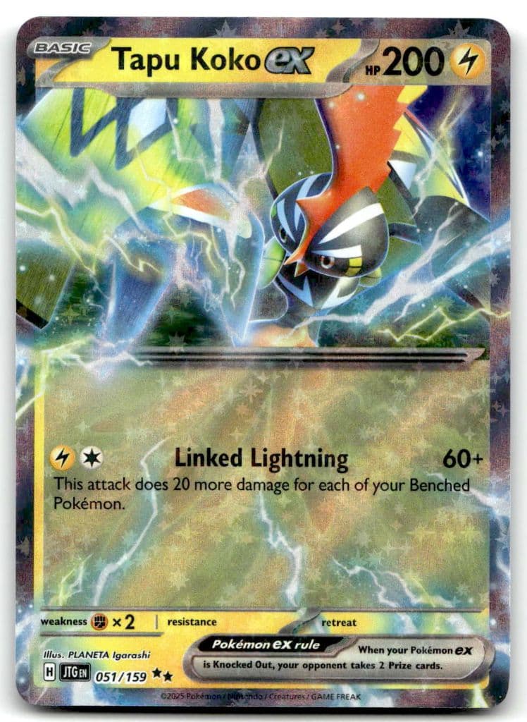 Tapu Koko ex 051/159 Journey Together trading card
