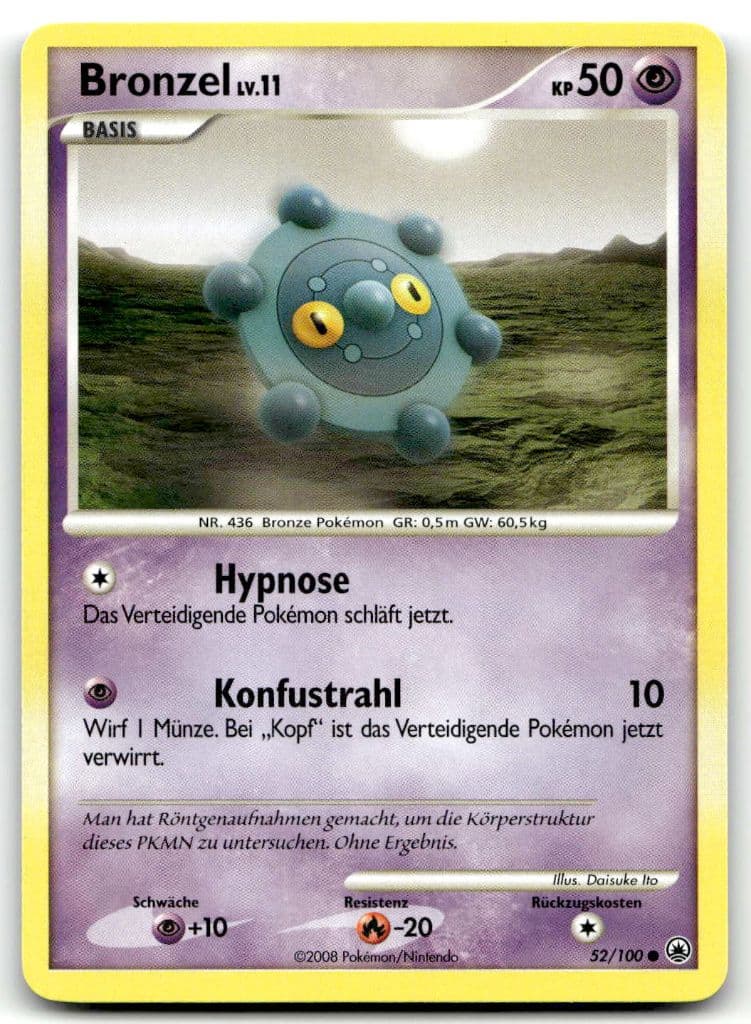 Bronzel 52/100 Diamond & Pearl—Majestic Dawn trading card