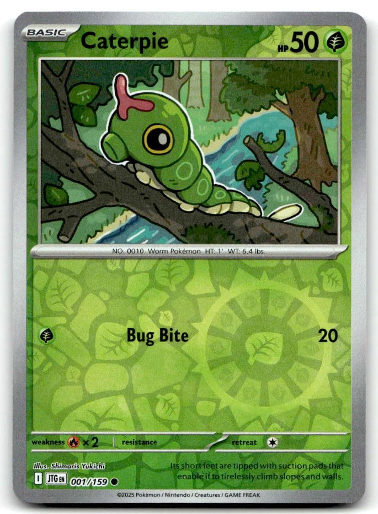 Caterpie 001/159 Scarlet & Violet—Journey Together trading card