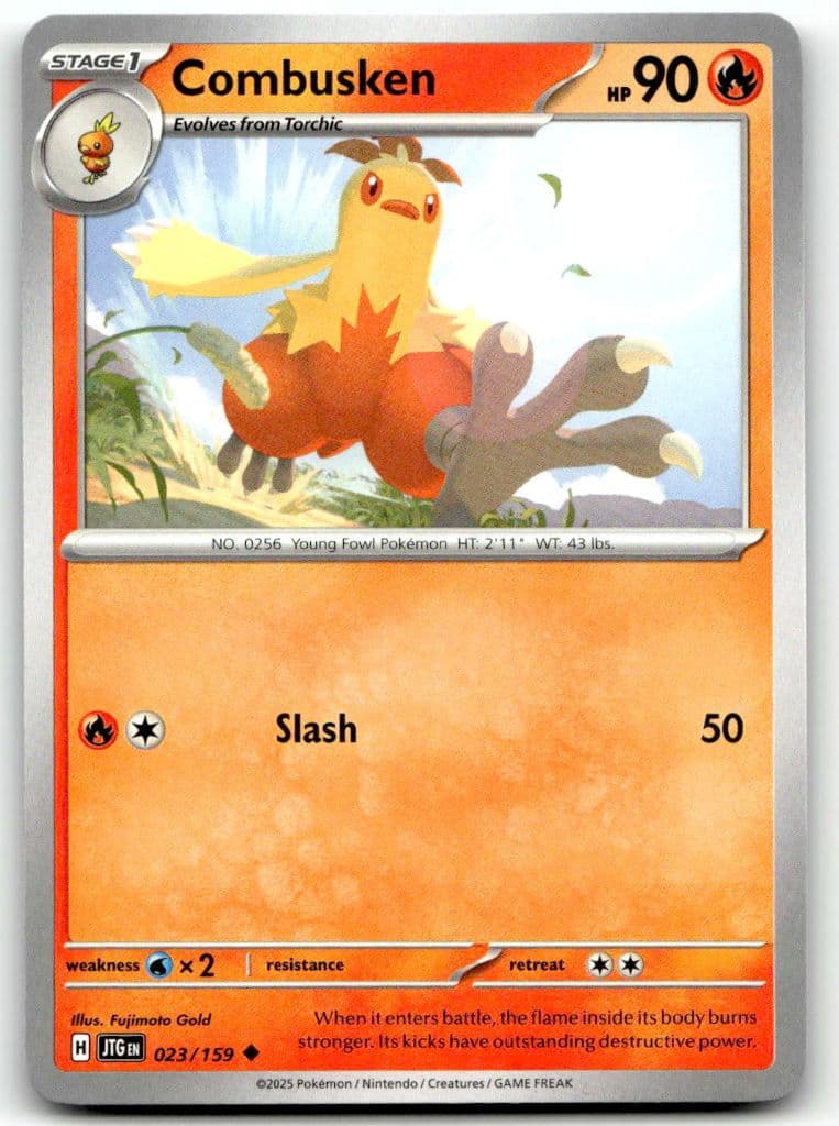 Combusken 023/159 Journey Together trading card