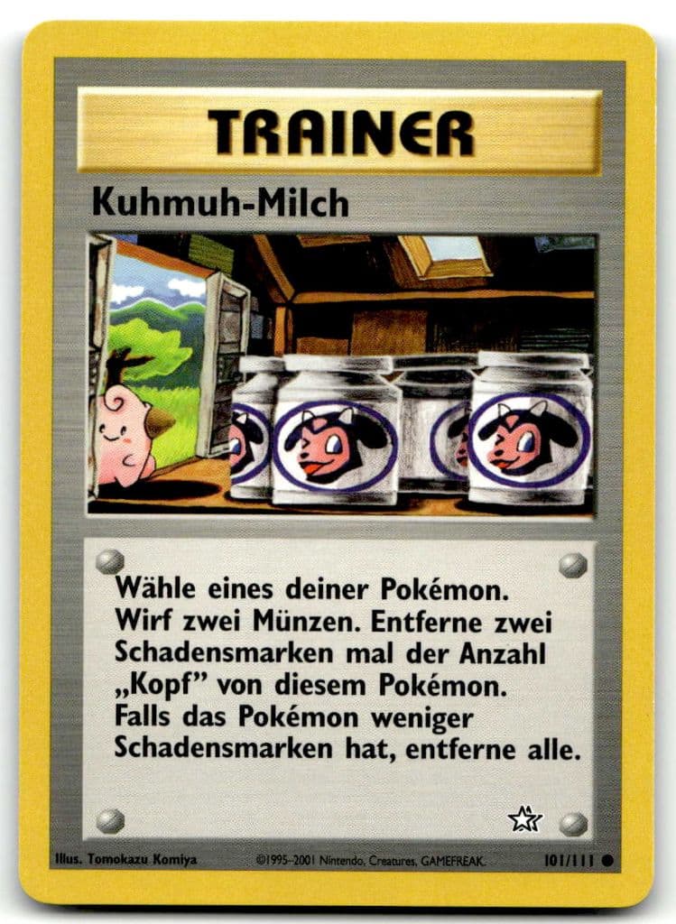 Kuhmuh-Milch 101/111 Neo Genesis trading card