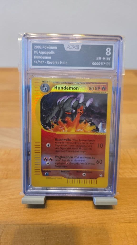 Hundemon 14/147 Aquapolis trading card
