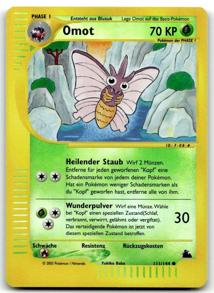 Omot 111/144 Skyridge trading card