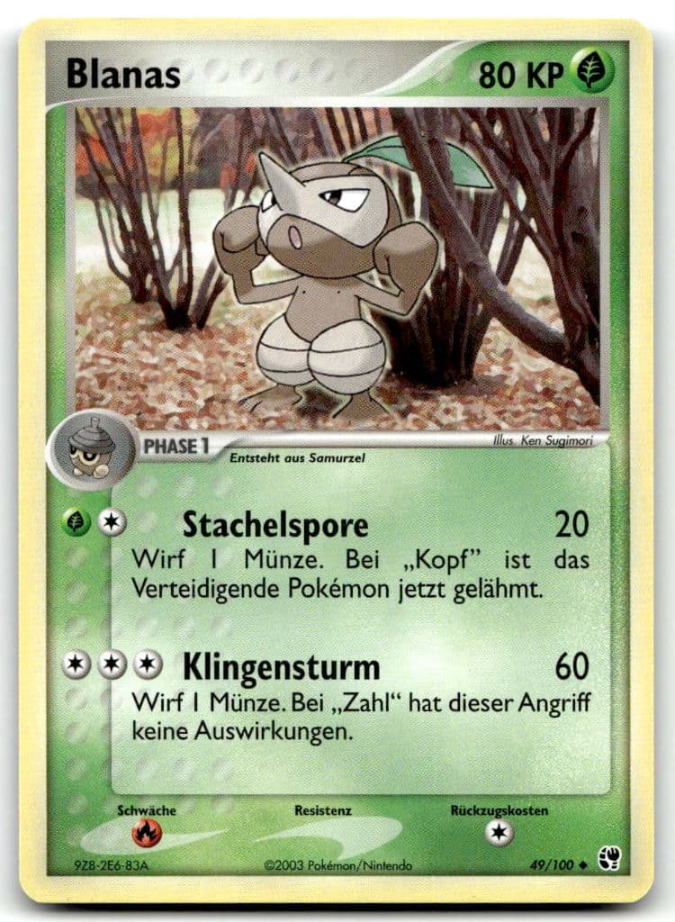 Blanas 49/100 Sandsturm trading card