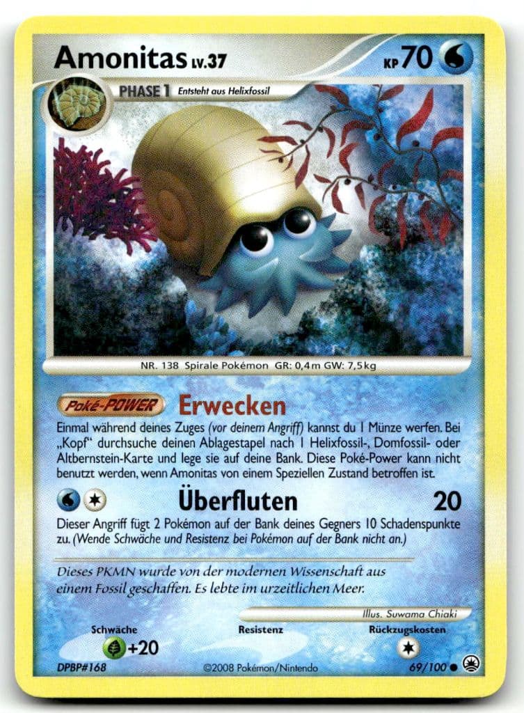 Amonitas 69/100 Majestätischer Morgen trading card