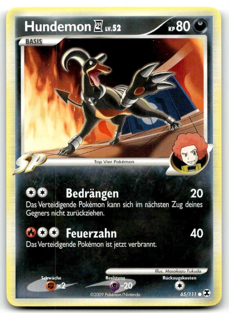 Hundemon 65/111 Aufstieg der Rivalen trading card